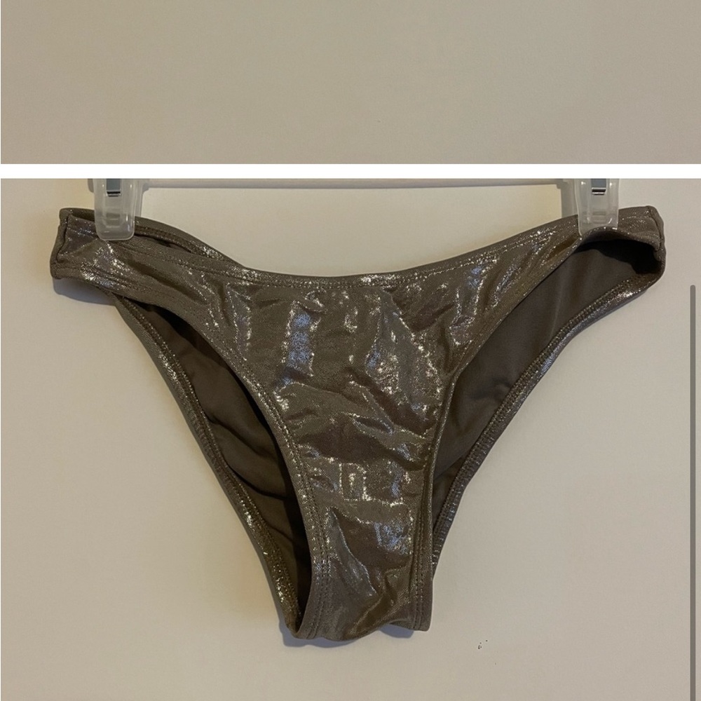 Metallic xhilaration bikini bottoms- size medium